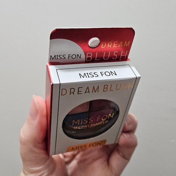 Miss Fon Eyeshadow Palette Dream Blush EY20 ~ Asian Beauty ~ Blue Peach Pink - Picture 9 of 10